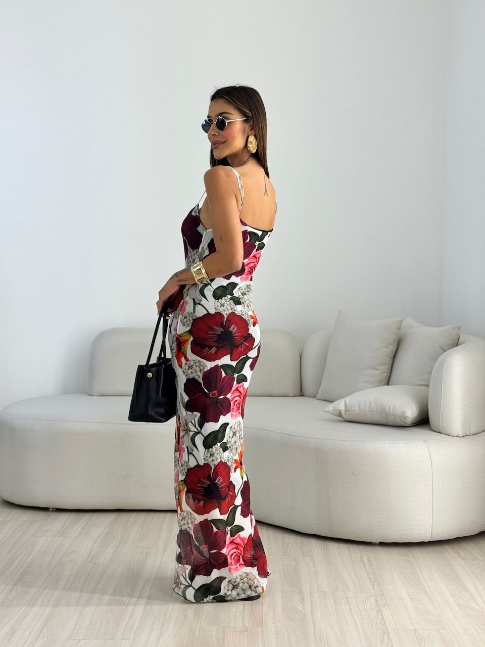 VESTIDO RUBY TULE Floral
