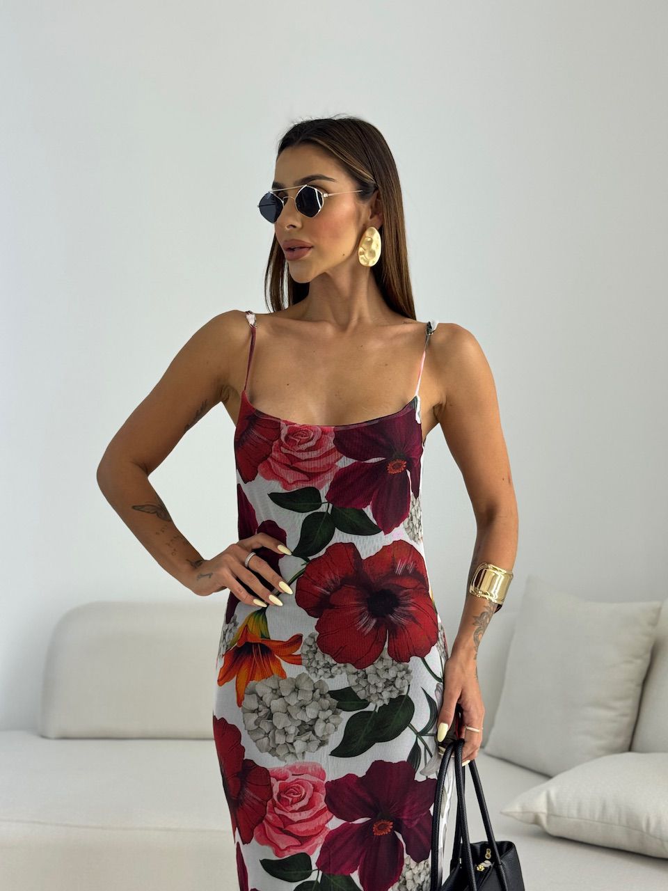 VESTIDO RUBY TULE Floral