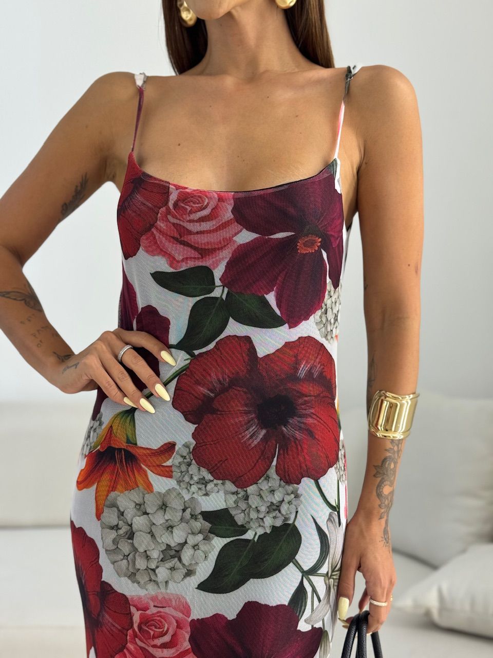 VESTIDO RUBY TULE Floral