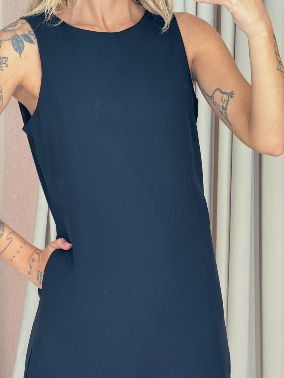 VESTIDO MAYLA CURTO preto