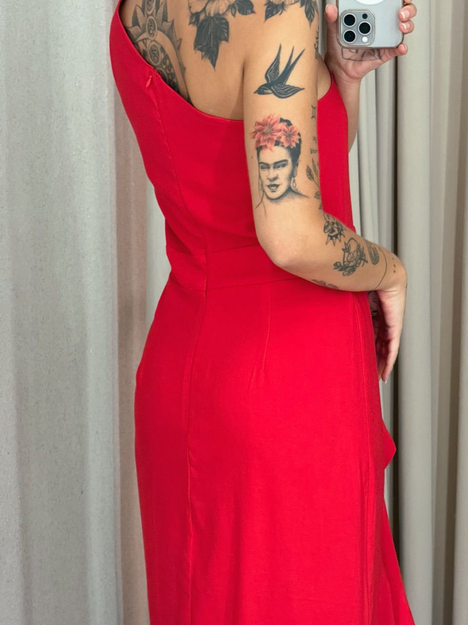VESTIDO SUELI NULA MANGA vermelho