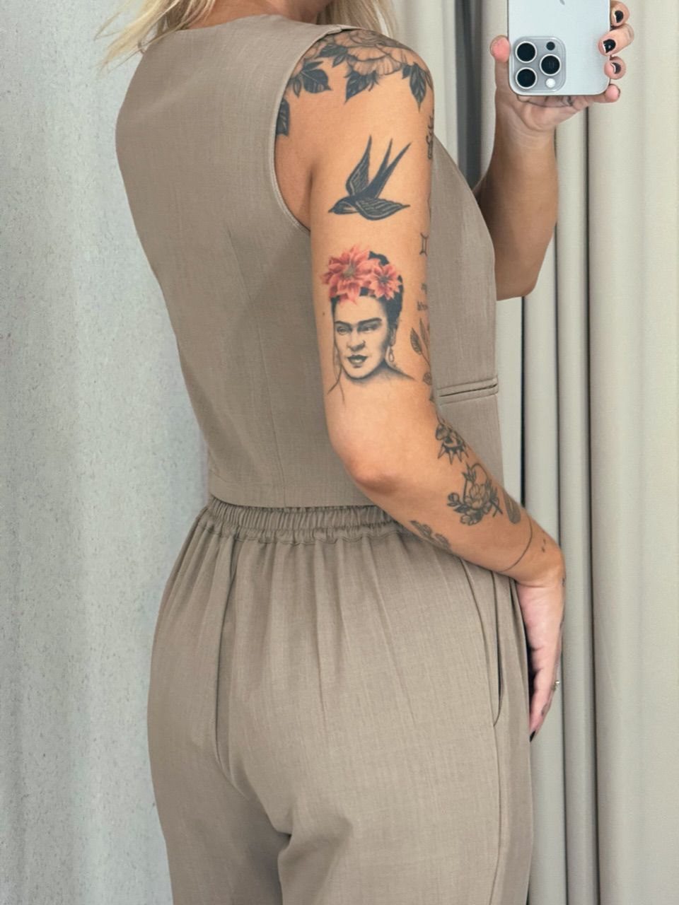 CONJUNTO AYLLA Calça Caqui
