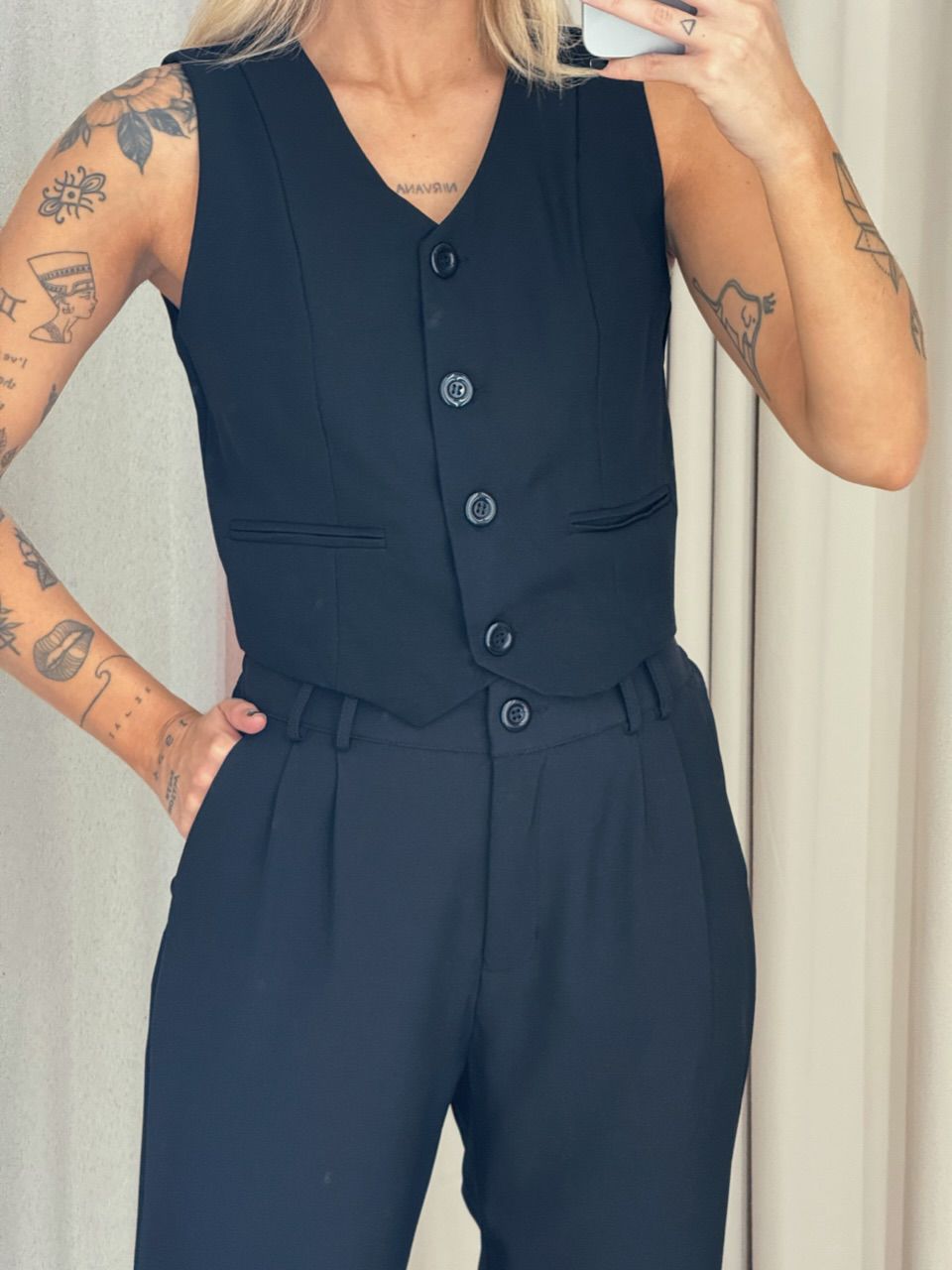 CONJUNTO AYLLA Calça preto
