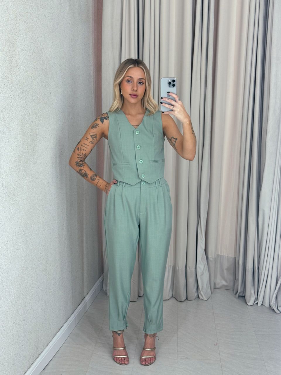 CONJUNTO AYLLA Calça verde