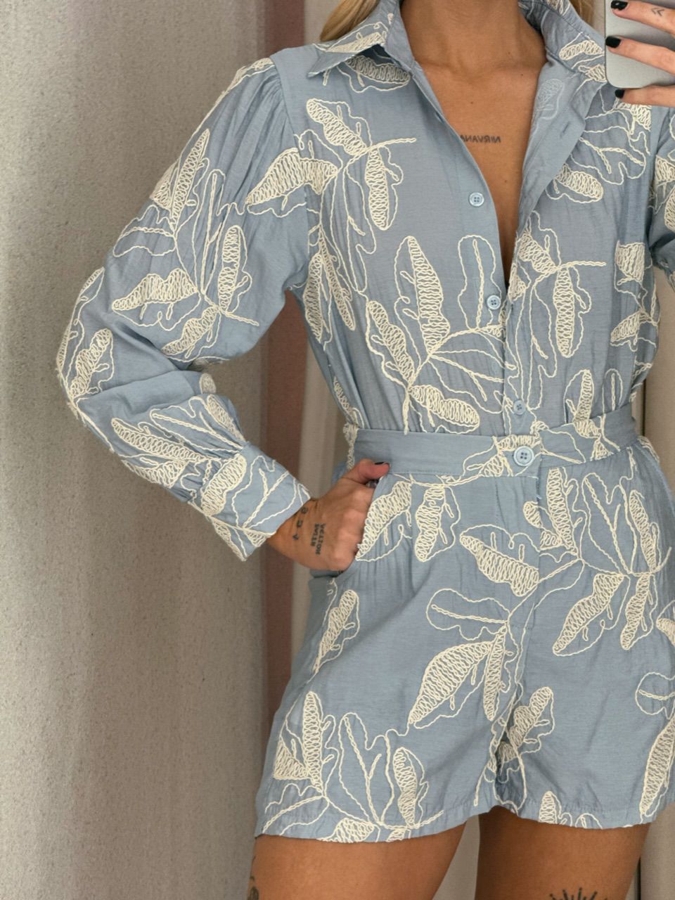 CONJUNTO TATIANE Short azul