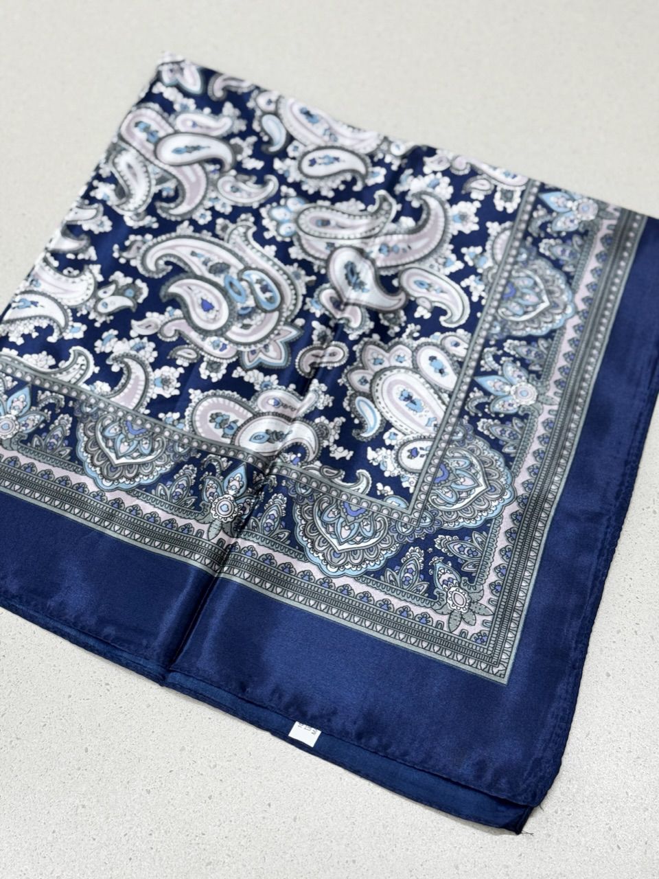 LENÇO ELIZA ÉTNICO AZUL
