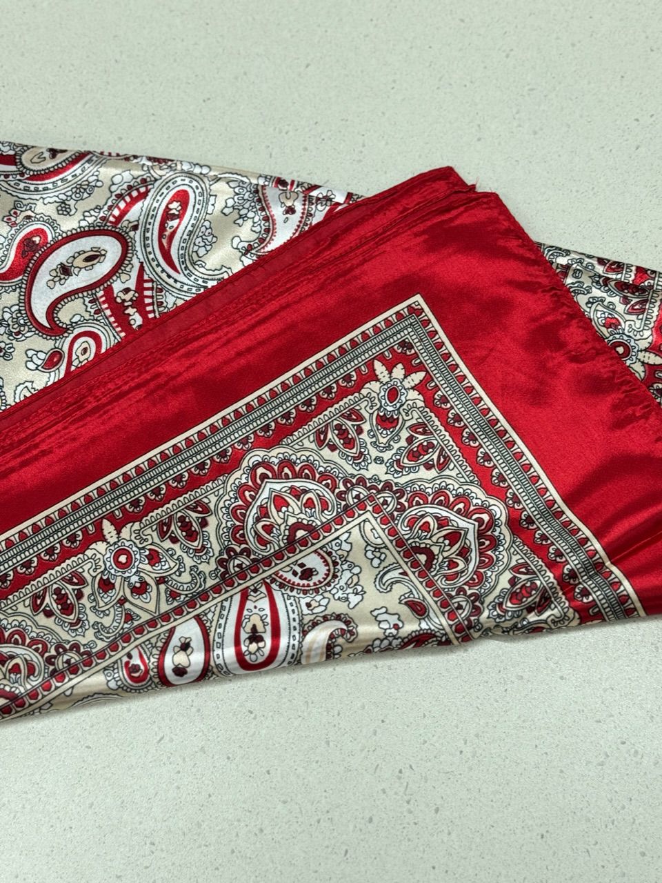 LENÇO ELIZA ÉTNICO VERMELHO