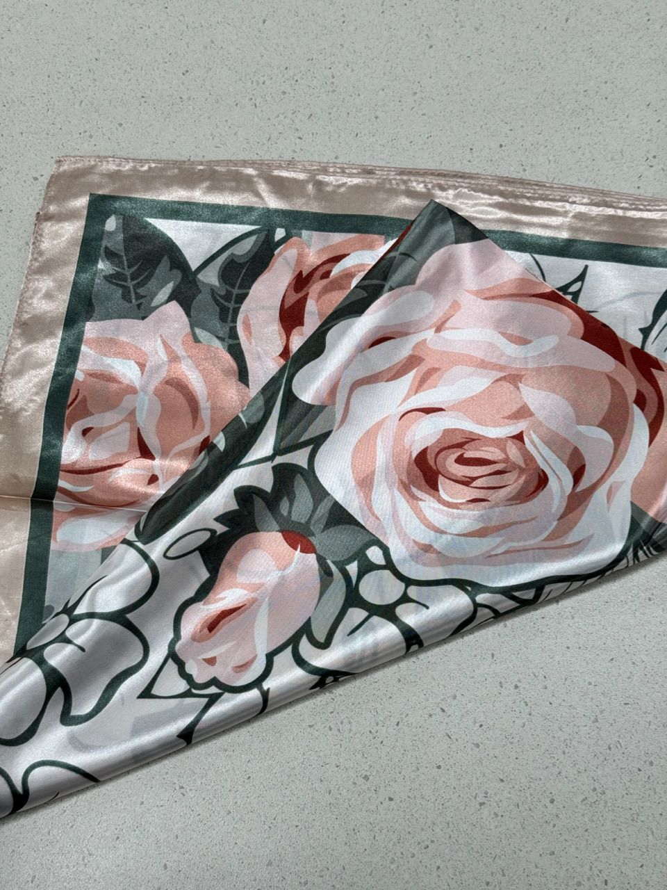 LENÇO JASMIM FLOR ROSÊ
