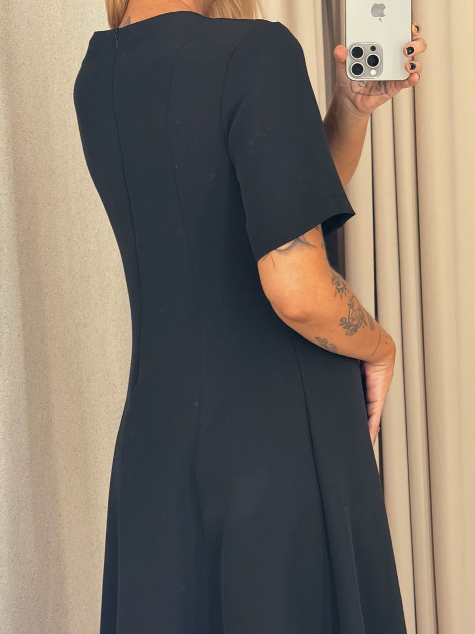 VESTIDO JULIA LONGO PRETO