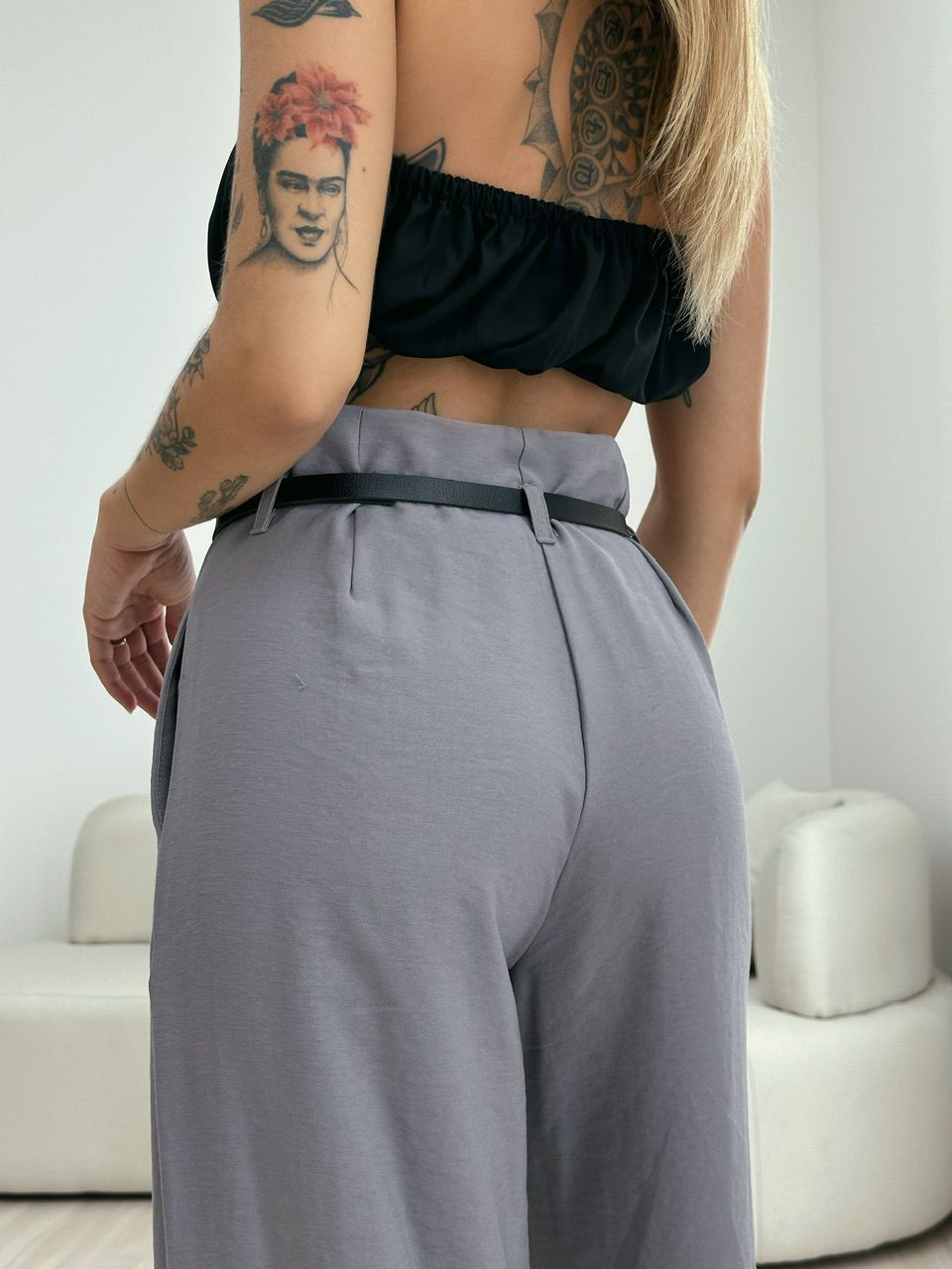 CALÇA JÚLIA PANTALONA CINZA