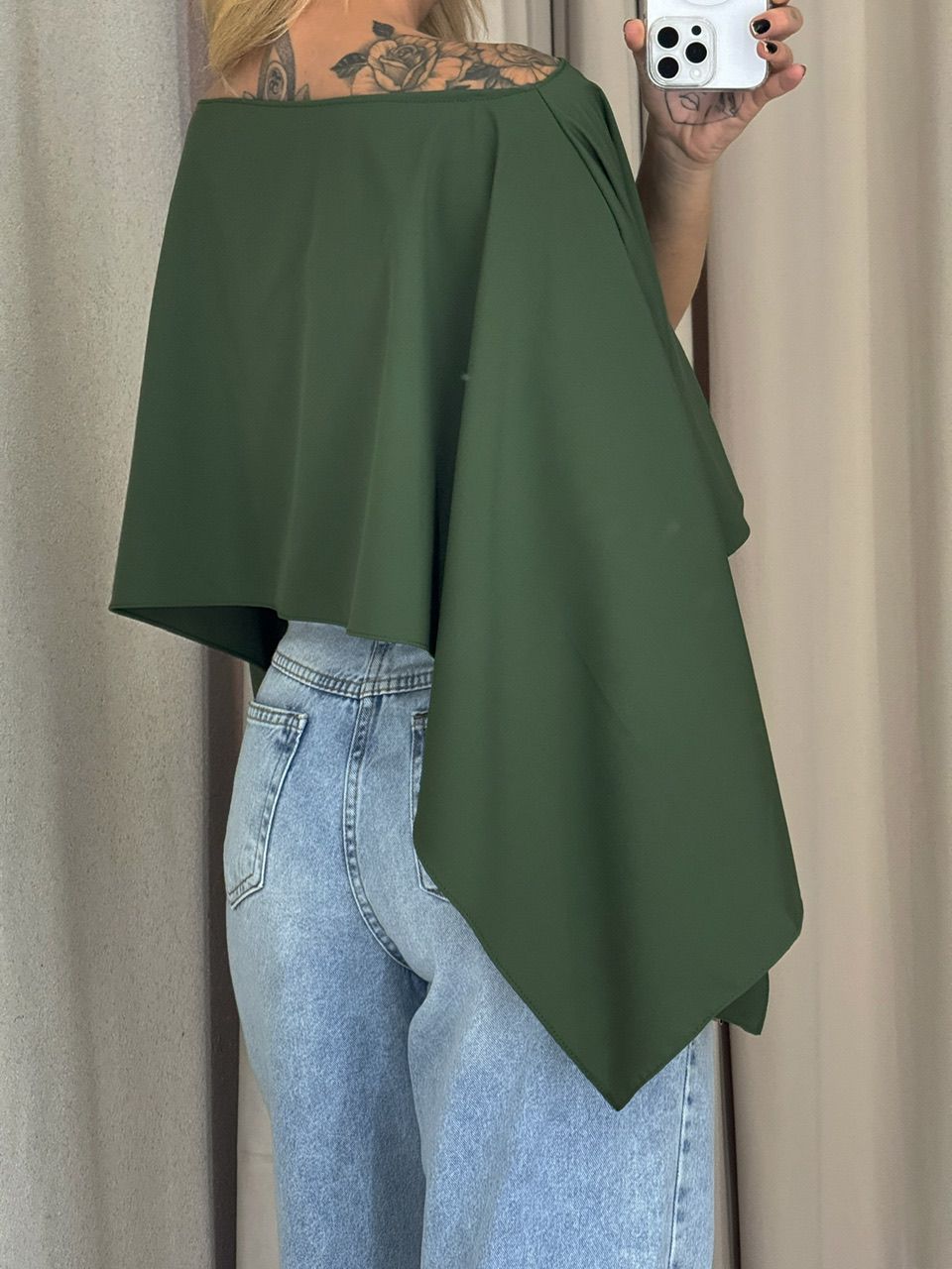 CROPPED URSULA CAPA VERDE