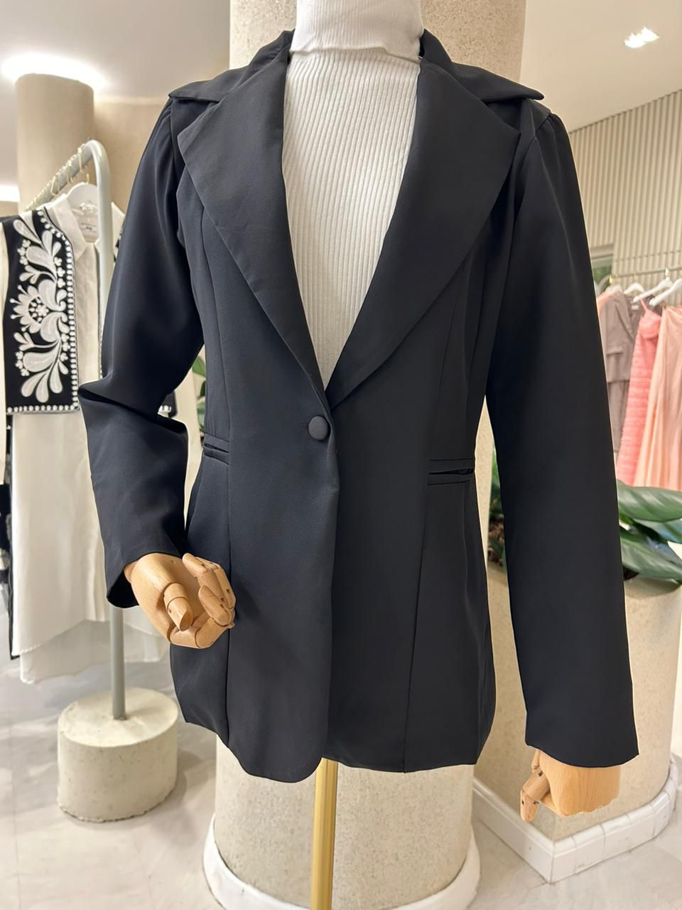 BLAZER KARINA ALFAIATARIA PRETO