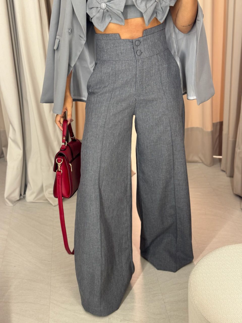CALÇA POLIANA PANTALONA MESCLA