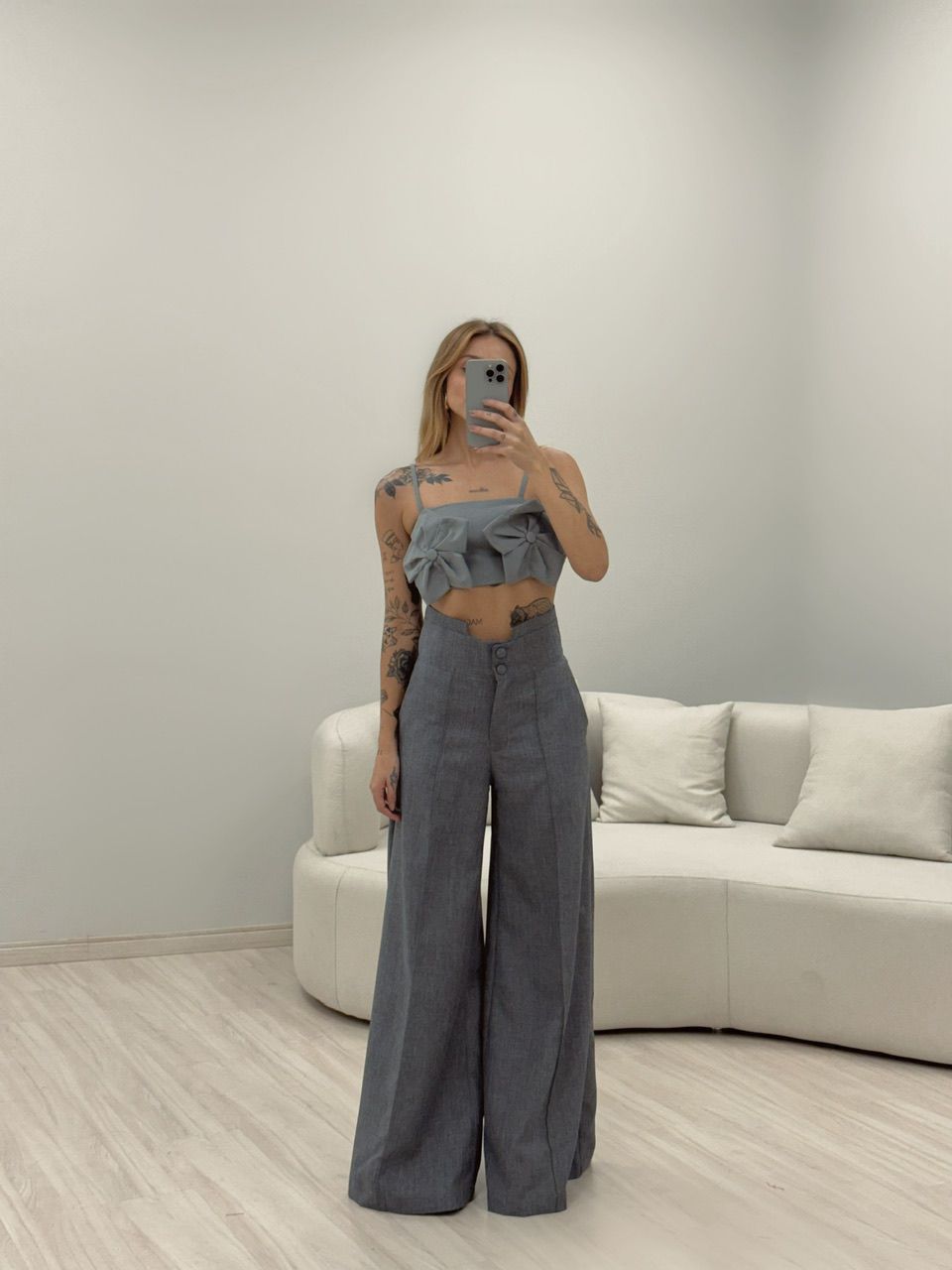 CALÇA POLIANA PANTALONA MESCLA