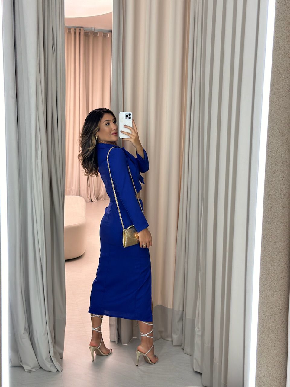 CONJUNTO BIANCA LINHO AZUL