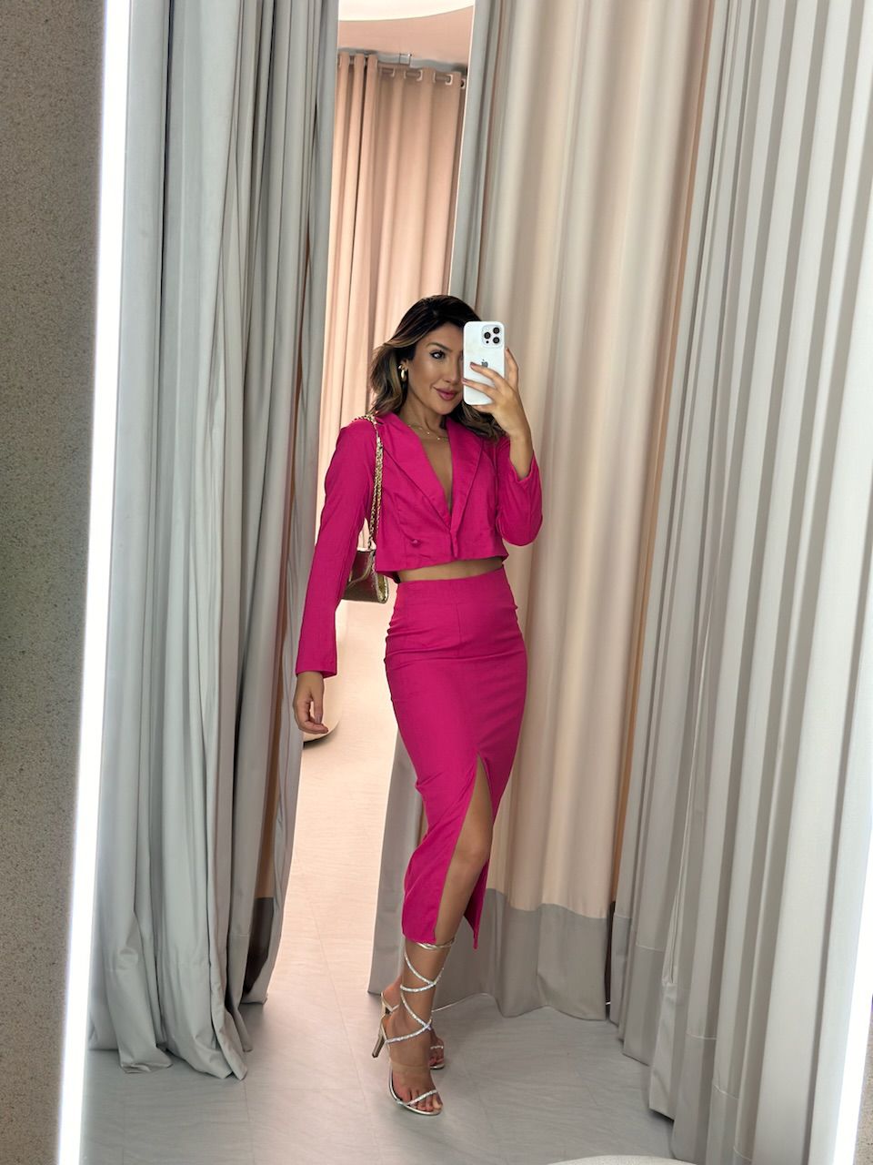 CONJUNTO BIANCA LINHO PINK - 0051280037 - CAROLLA FERRARO