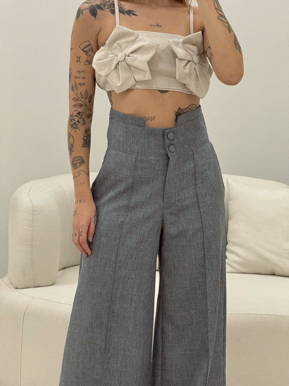 TOP FLOR LINHO CRU
