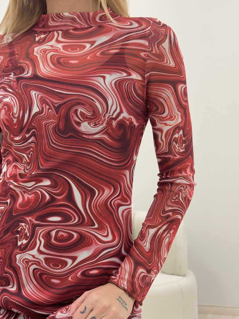 VESTIDO PIETRA TULE VERMELHO