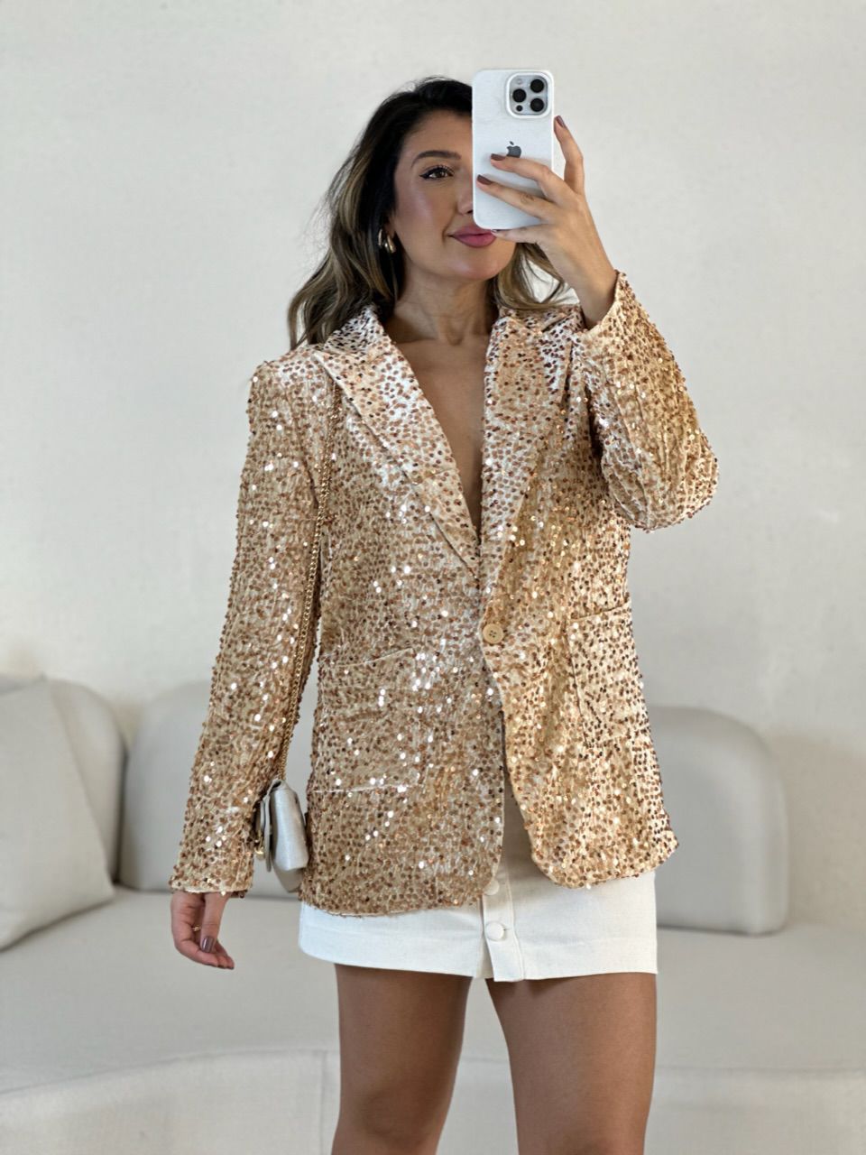 BLAZER LETÍCIA PAETÊ Nude