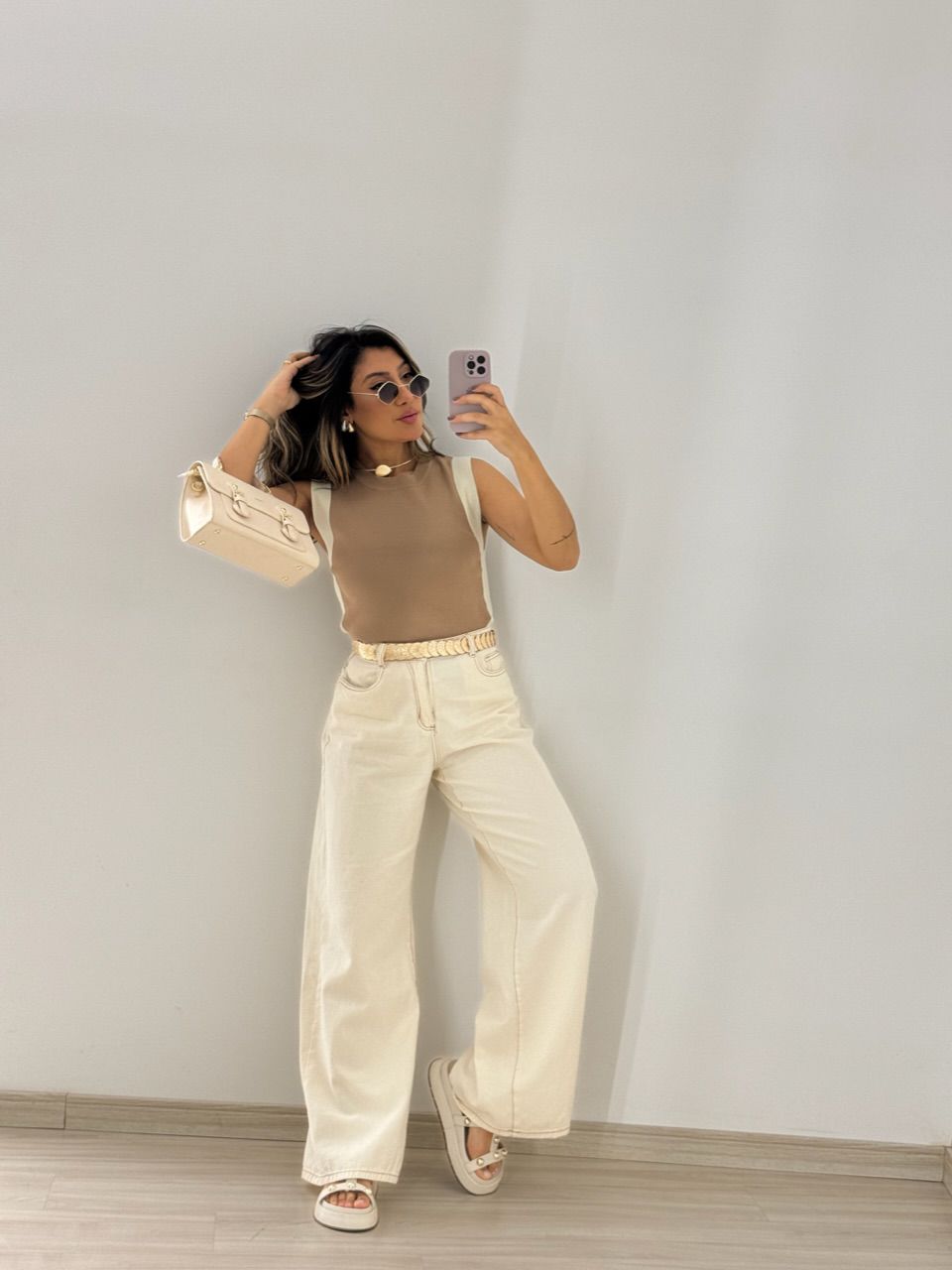 BLUSA CECÍLIA CAVADA NUDE
