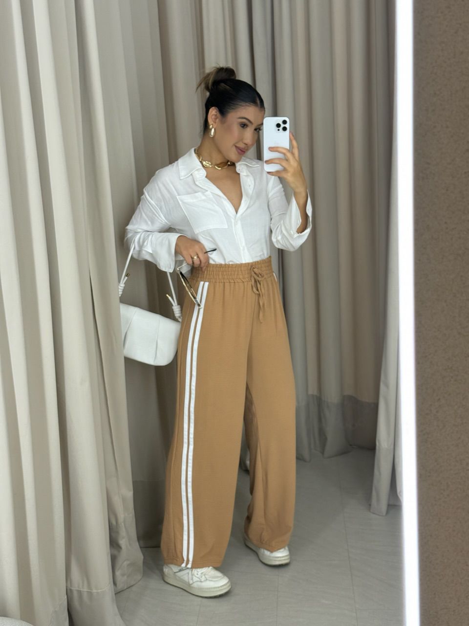 CALÇA LORENA LISTRAS NUDE