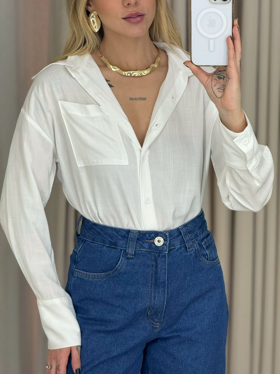 CAMISA PAULA BASIC OFF