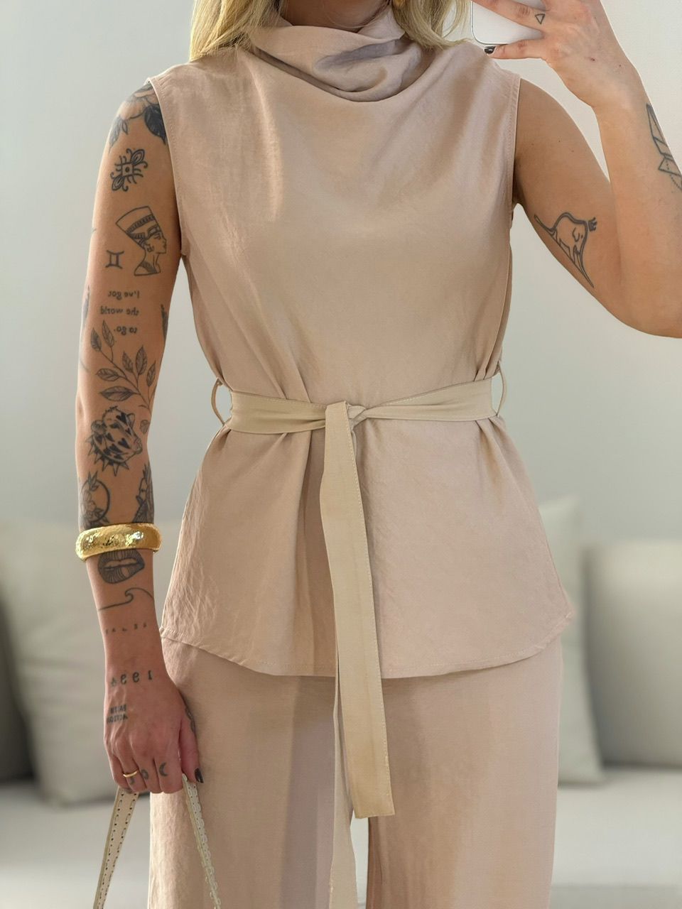 CONJUNTO ARIANA GOLA AREIA