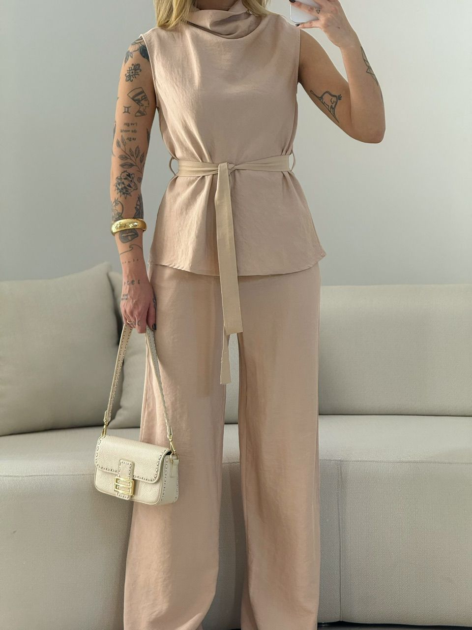 CONJUNTO ARIANA GOLA AREIA