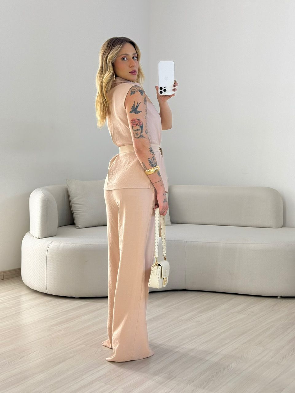 CONJUNTO ARIANA GOLA AREIA
