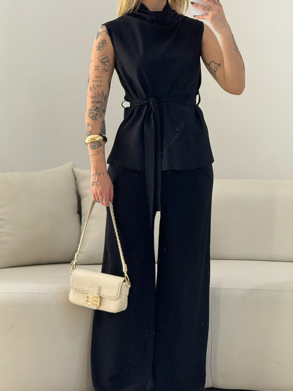 CONJUNTO ARIANA GOLA PRETO