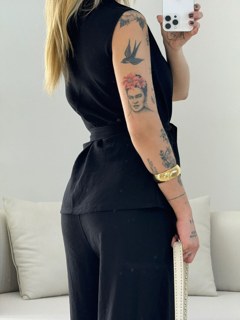 CONJUNTO ARIANA GOLA PRETO