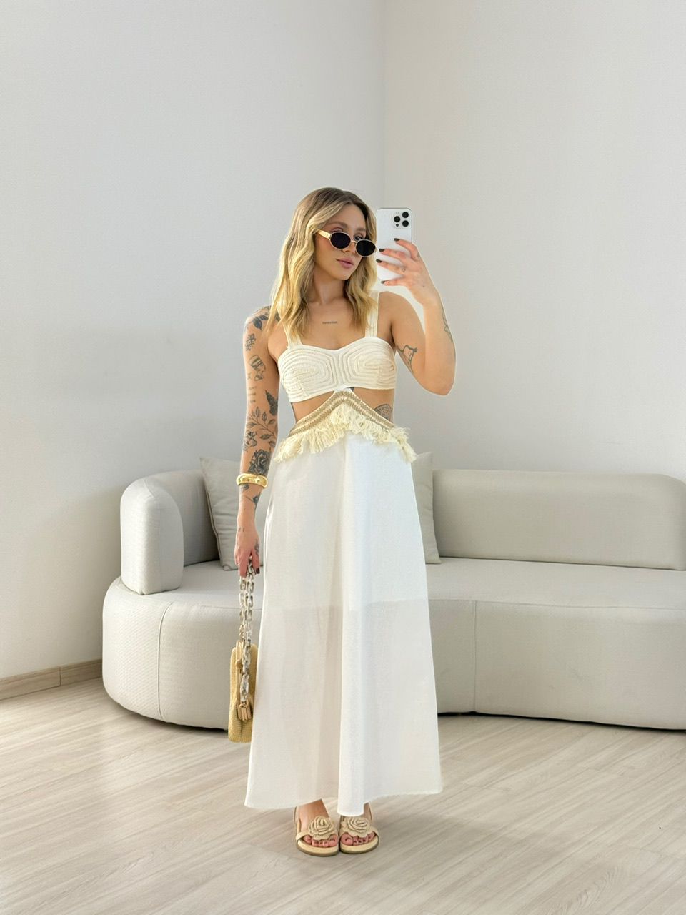 VESTIDO POLIANA ALÇA OFF