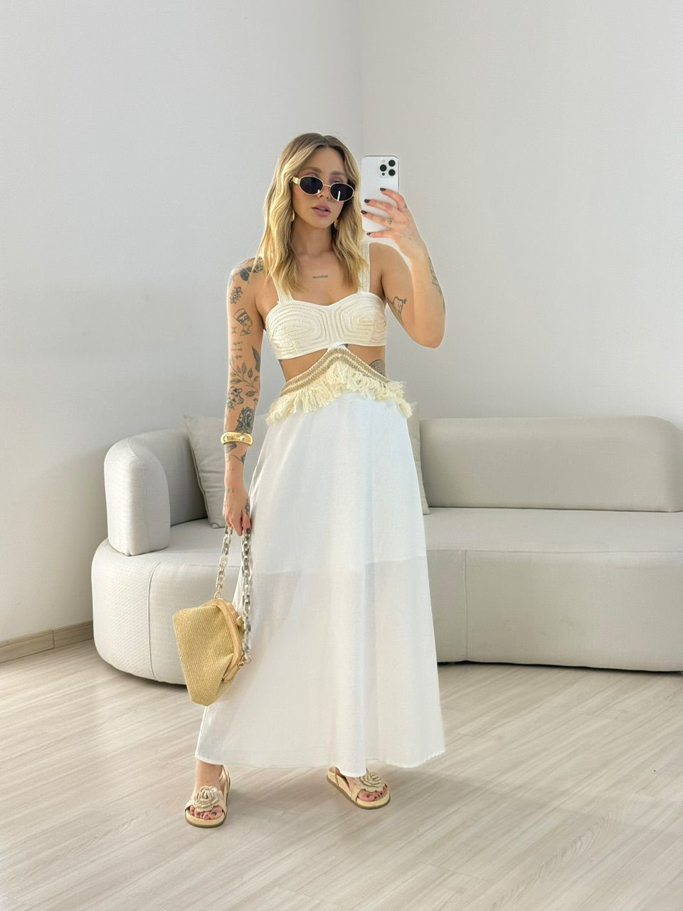 VESTIDO POLIANA ALÇA OFF
