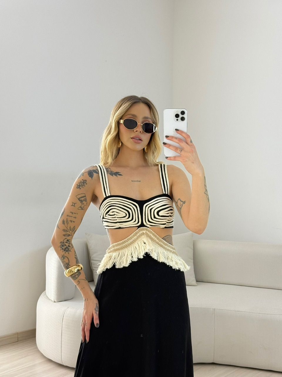 VESTIDO POLIANA ALÇA PRETO