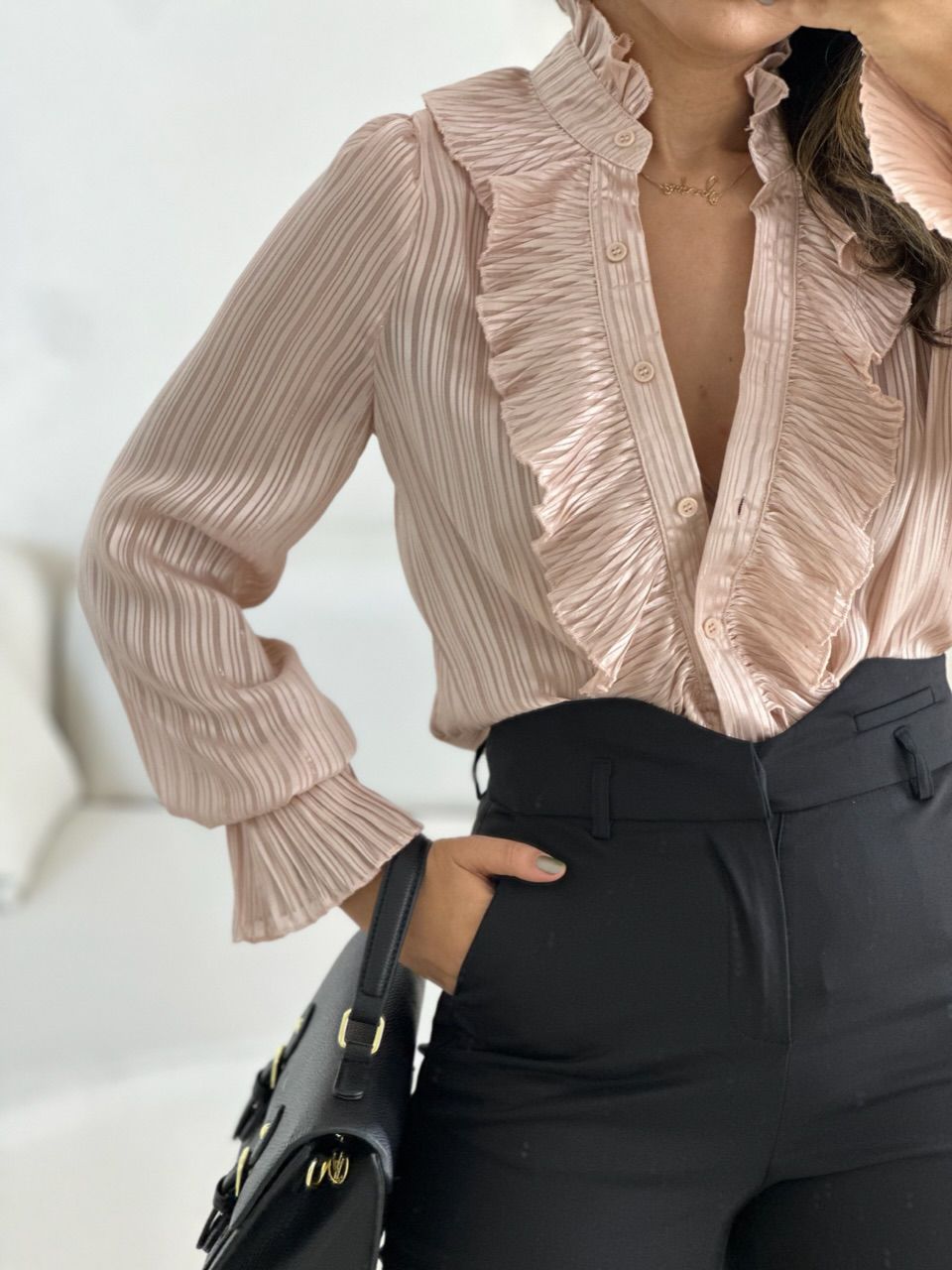 CALÇA GABRIELA SKINNY PRETA