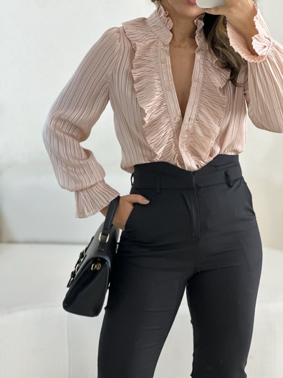 CALÇA GABRIELA SKINNY PRETA