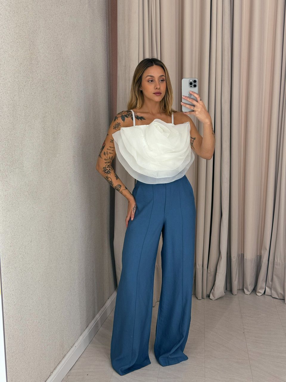 CALÇA LETÍCIA 03 PANTALONA AZUL