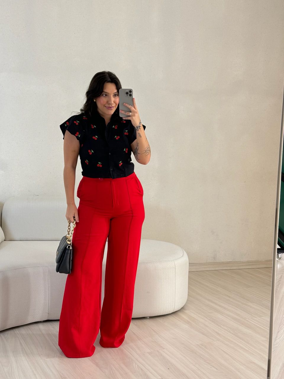 CALÇA LETÍCIA 03 PANTALONA VERMELHA