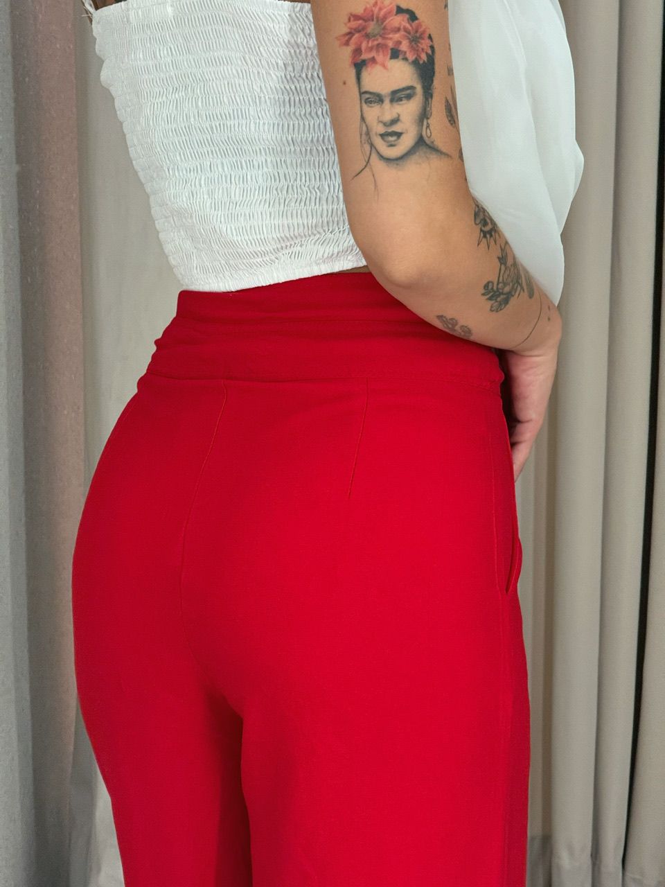 CALÇA LETÍCIA 03 PANTALONA VERMELHA