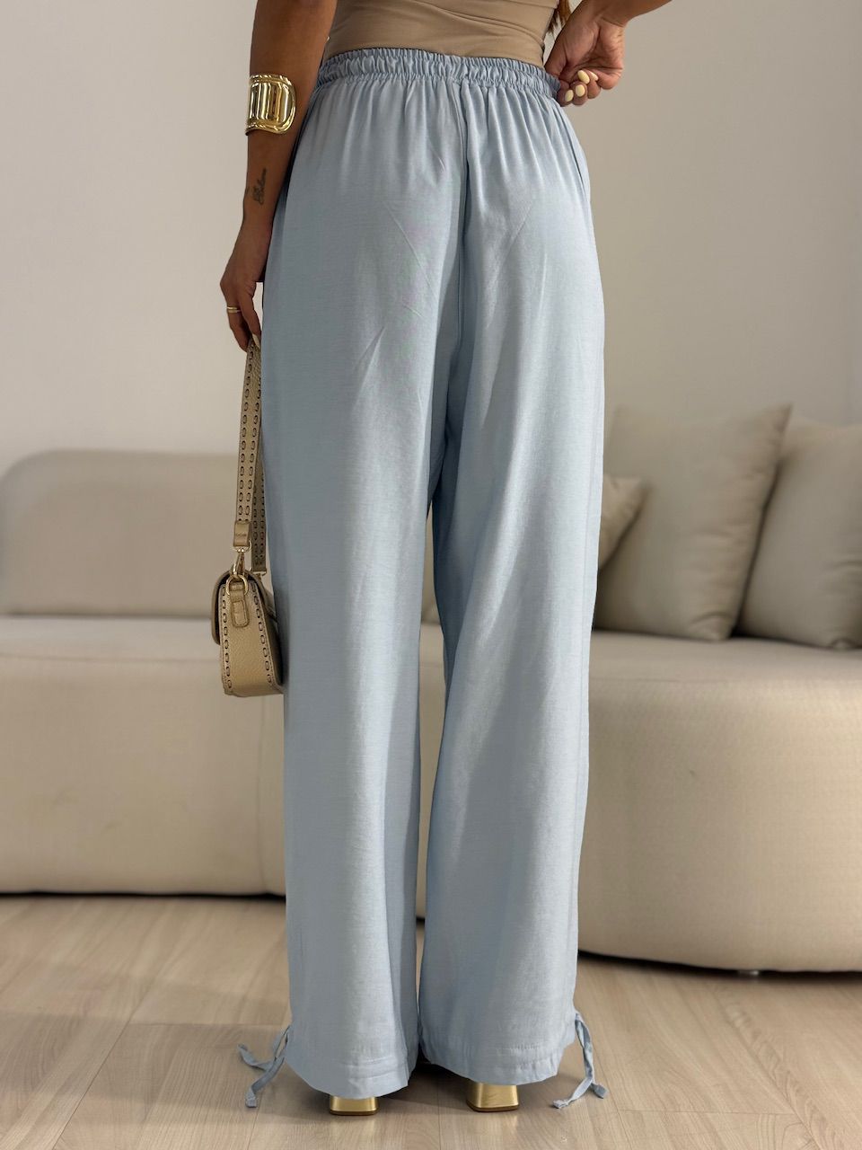CALÇA FER LASTEX AZUL