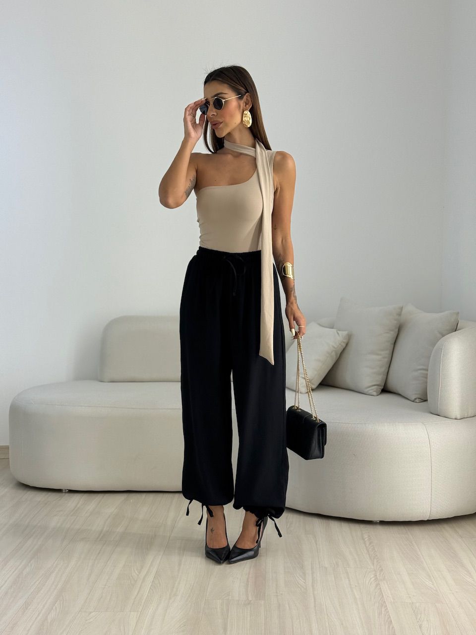 CALÇA FER LASTEX PRETA