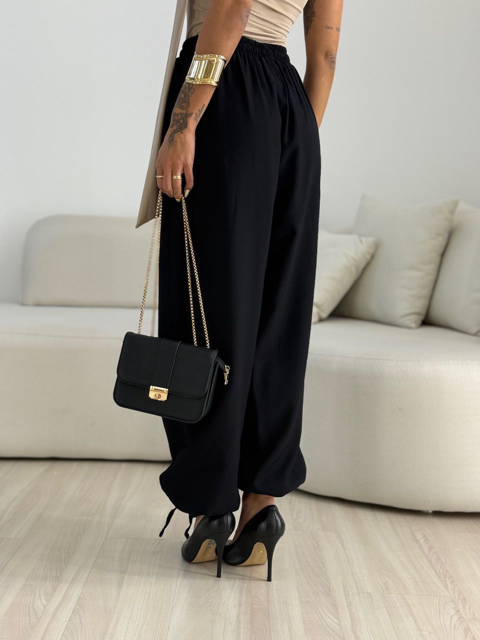 CALÇA FER LASTEX PRETA