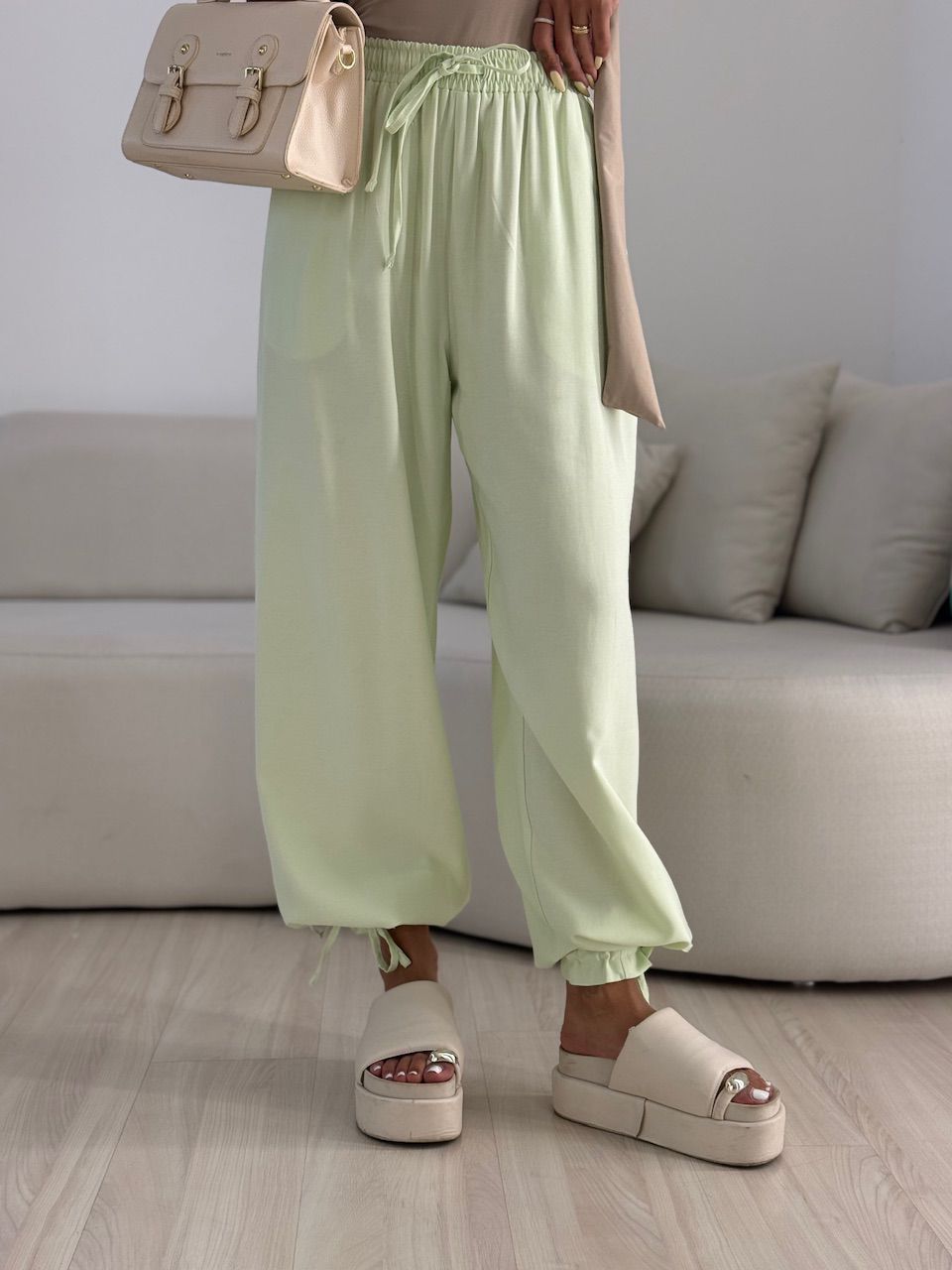 CALÇA FER LASTEX VERDE