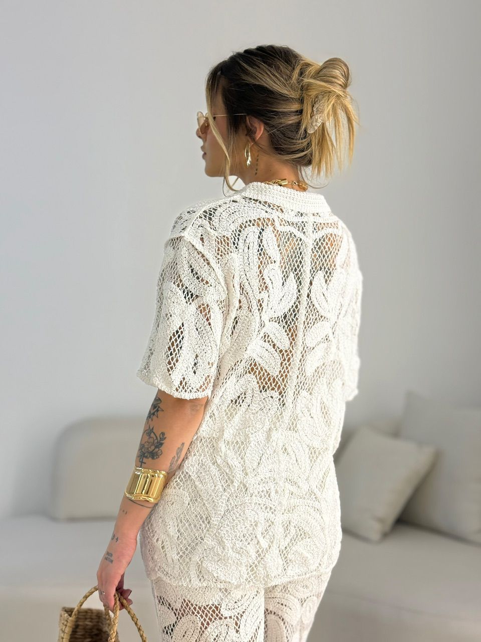 CAMISA MANUELA CROCHÊ OFF