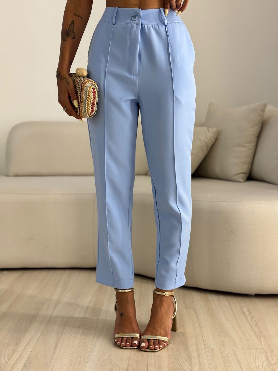 CONJUNTO LARI BOTÕES AZUL