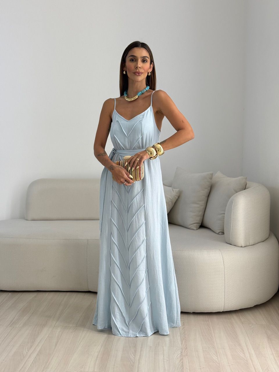 VESTIDO DUDA ALÇA BABY BLUE