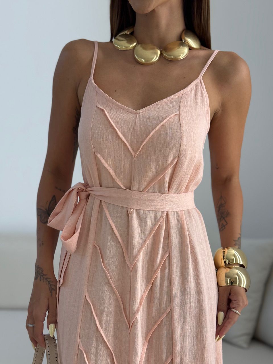 VESTIDO DUDA ALÇA BABY PEACH