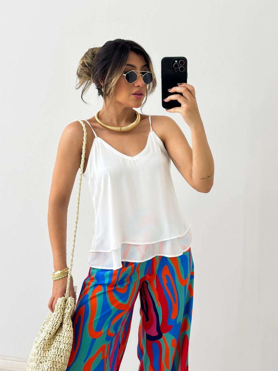 BLUSA MELISSA ALÇA OFF