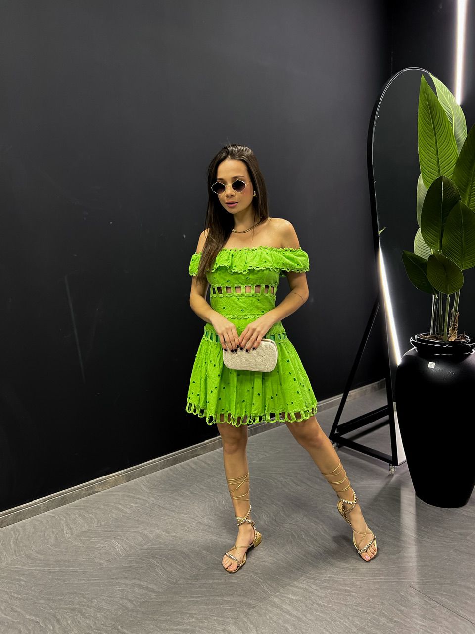 VESTIDO HELOÍSE LAISE VERDE