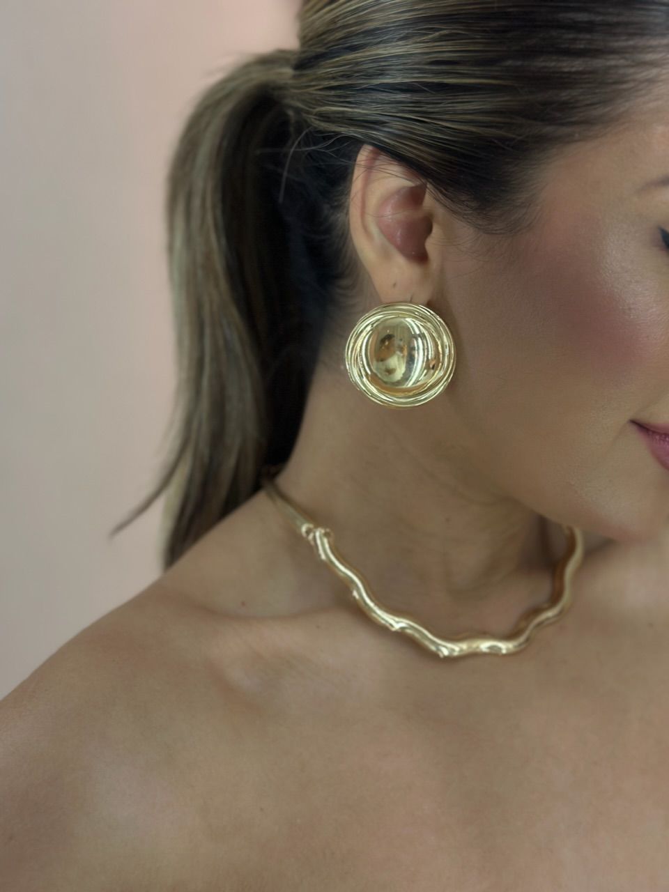 BRINCO ISIS REDONDO DOURADO